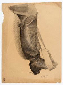 Stivale, studio per statua equestre da Solon H. Borglum