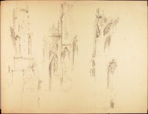 Studi sulla cattedrale da Solon H. Borglum