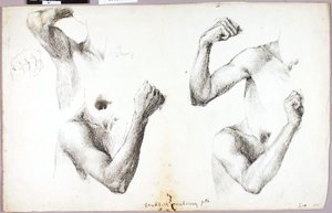 Studi a quattro braccia, n. 1 da Solon H. Borglum