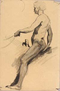 Studio per il monumento equestre (Gen. John B. Gordon) da Solon H. Borglum