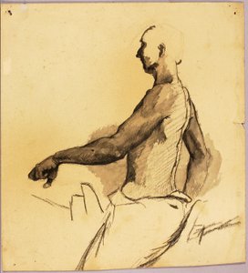 Studio per un monumento equestre da Solon H. Borglum