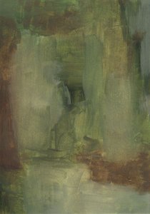 Profondità verdi e nebbiosi