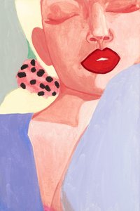Labbra rosse e serene