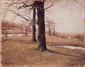 Paesaggio primaverile, 1888 da Sophia Petrovna Kuvshinnikova