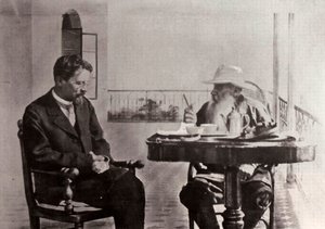Lev Tolstoj e Anton Cechov, autori russi