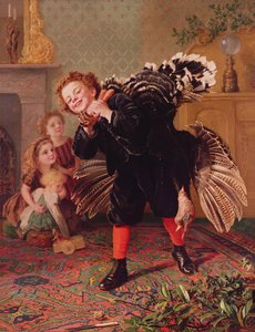 Ecco che arriva il tacchino..., c.1877