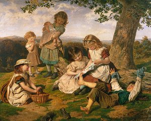 Il libro delle storie per bambini, 1890 da Sophie Gengembre Anderson