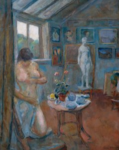 Interno dello studio da Soren Onsager