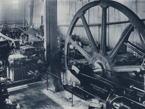 Interno, sala motori e dinamo, Crown Reef Gold Mining Company da South African Photographer