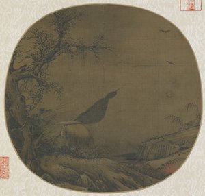 Pescatore di ritorno coperto di neve, fine XII-inizio XIII secolo da Southern Song Dynasty Chinese School