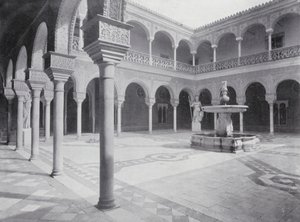 Tribunale nella Casa di Pilato, Siviglia (foto b/n) da Spanish Photographer