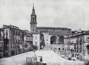 Plaza De La Constitucion, Vitoria (foto b/n) da Spanish Photographer