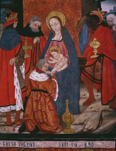 Adorazione dei Magi, pannello dalla Chiesa di San Andres di Tortura, fine 15° secolo-inizio 16° secolo