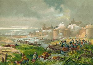 Battaglia di San Quintino, Francia, 1557 da Spanish School