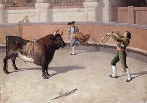 Scena di corrida, XIX sec.