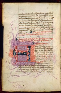 Burney 252, f. 4v, Iniziale puzzle 