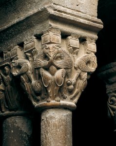 Capitello di una colonna, dalla Chiesa di Santa Maria de l