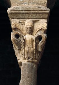 Capitello di una colonna, dalla Chiesa di Santa Maria de l