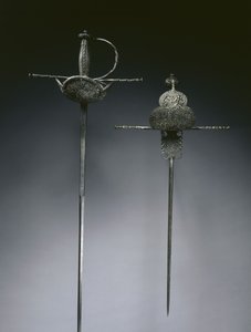 Spade con elsa a coppa, c.1650