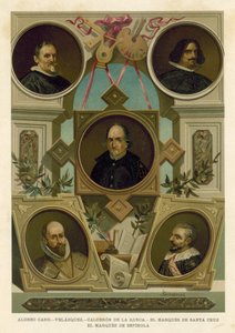 Famosi personaggi storici spagnoli del XVII secolo da Spanish School