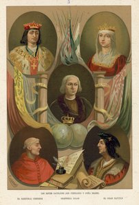 Ferdinando e Isabella di Spagna da Spanish School