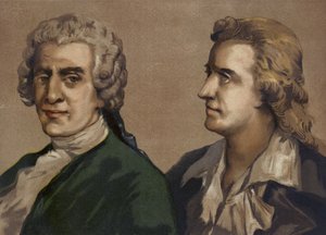 Friedrich Gottlieb Klopstock e Friedrich Schiller, poeti tedeschi