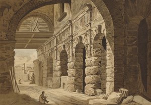 Galleria di Domiziano, Roma da Spanish School