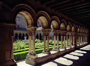 Chiostro del giardino al Monastero di Las Huelgas, c.1180 da Spanish School