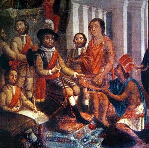 Hernando Cortes riceve l