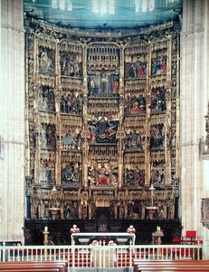 Altare Maggiore (legno dipinto) da Spanish School