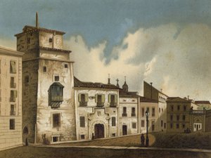 Casa dove Francesco I di Francia fu imprigionato, Madrid, 1525-1526 da Spanish School