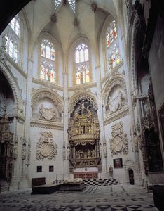 Vista interna della Capilla del Condestable, fine XV secolo da Spanish School