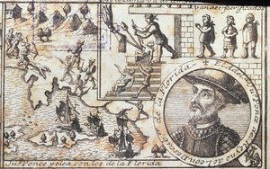 Juan Ponce combatte i nativi della Florida