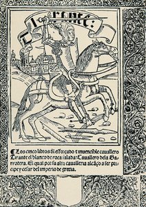 Cavaliere sul suo cavallo, Frontespizio dell