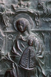 Madonna con Bambino (bronzo) (dettaglio)