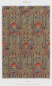 Ornamenti sui pannelli, Sala degli Ambasciatori