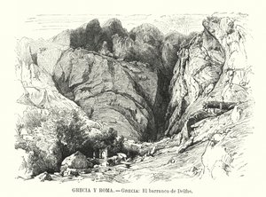 Burrone di Delfi, Grecia da Spanish School