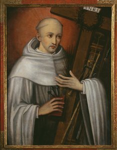 San Bernardo di Chiaravalle che porta gli strumenti della Passione
