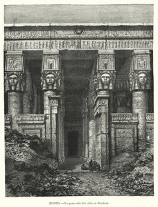 Tempio di Hathor, Dendera, Egitto da Spanish School