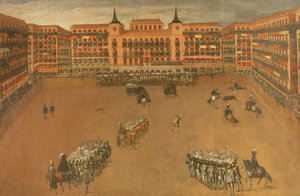 La Piazza Principale di Madrid durante la Festa del Grande Toro da Spanish School