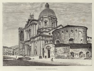 La vecchia e la nuova cattedrale di Brescia da Spanish School