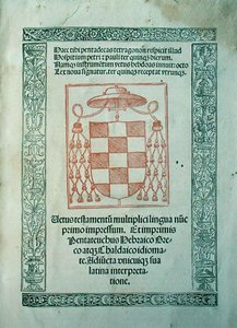Pagina del titolo di 