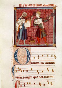 Due musicisti, uno moresco e l