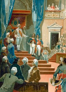 Scena non identificata durante la Rivoluzione Francese da Spanish School