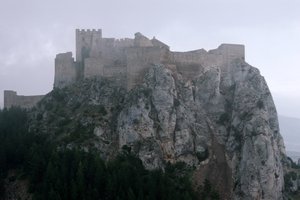 Veduta del castello di Loarre, costruito tra l