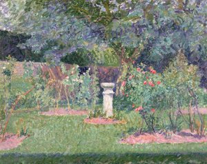 Il giardino a Hertingfordbury, 1908 da Spencer Frederick Gore