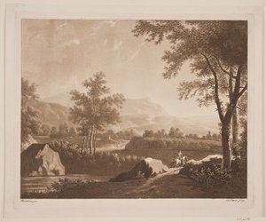 Paesaggio con un cavaliere da Søren Henrik Petersen