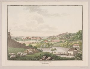 Christiansfeld, dal lato orientale