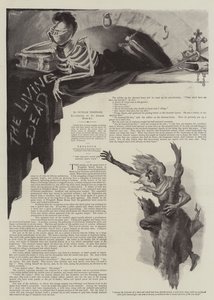 Illustrazione per I morti viventi, di Outram Tristram