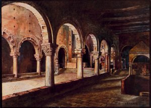 Cattedrali italiane: Toscanella, veduta attraverso la navata di San Pietro da Stafford Leake